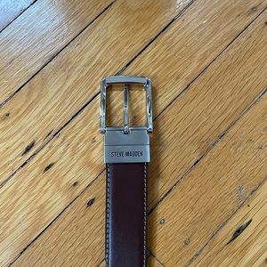 Steve Madden Men’s Belt - Brown Leather - Size 40